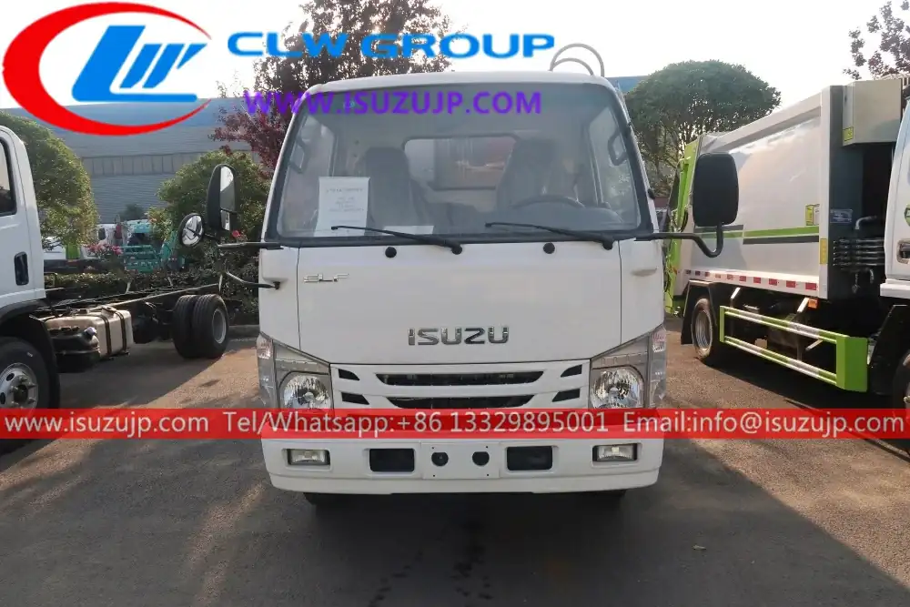 ISUZU ELF Small 3 ton garbage compactor vehicle