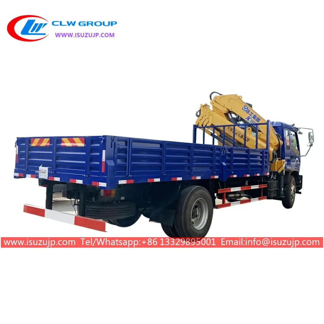 ISUZU FTR 10mt construction knuckle boom crane