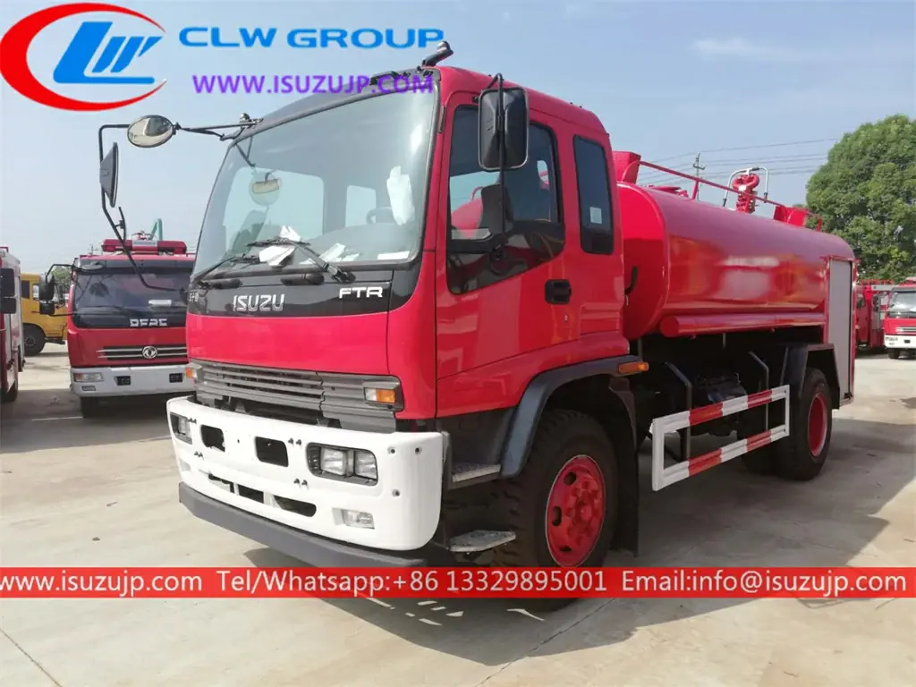 ISUZU FTR 10 ton fire water truck Benin