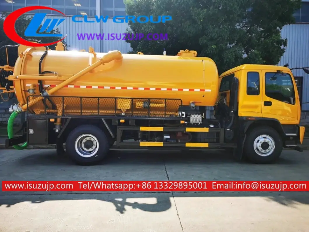 ISUZU FTR 12 ton vacuum jetter truck