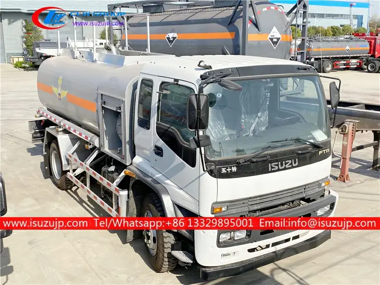 ISUZU FTR 12000liters aircraft oil tanker truck