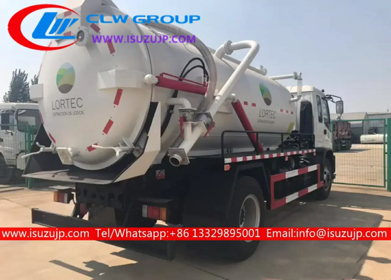 ISUZU FTR 12000liters sewer tanker