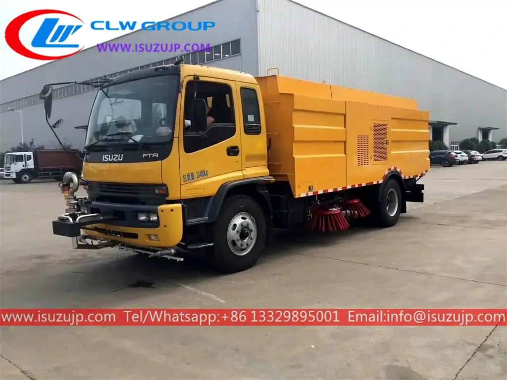 ISUZU FTR 12cbm vacuum sweeper Colombia