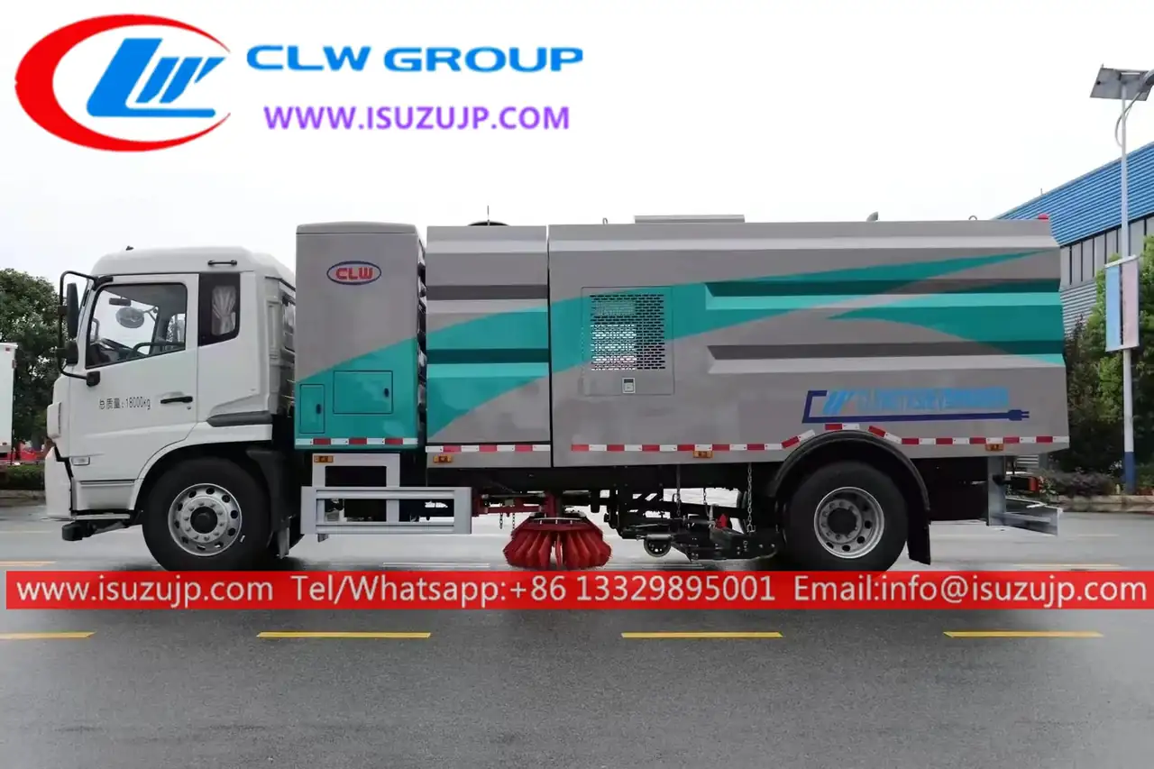Isuzu FTR 15m3 road vacuum cleaner truck