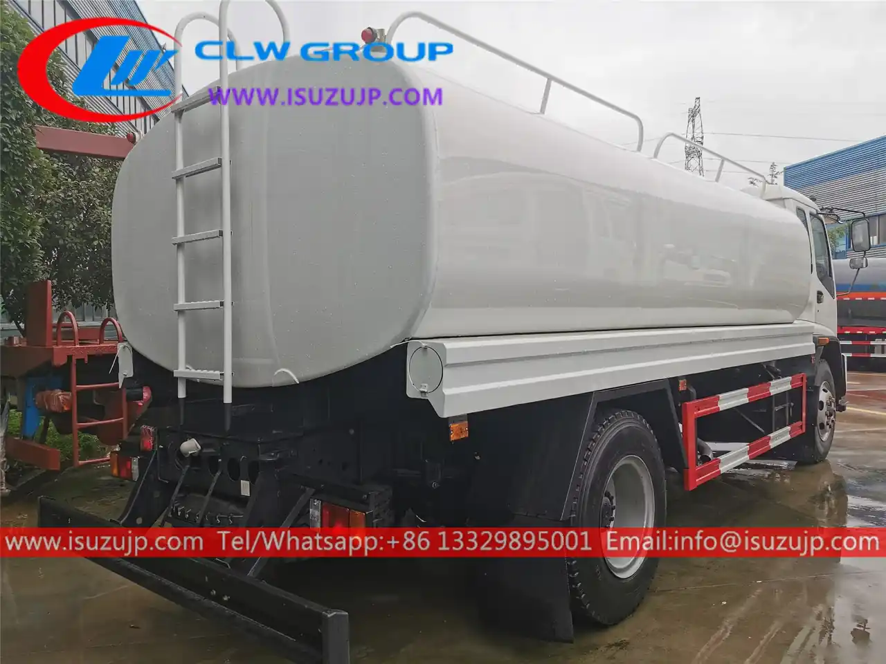 Isuzu FTR 12000liters stainless steel drinking water tanker