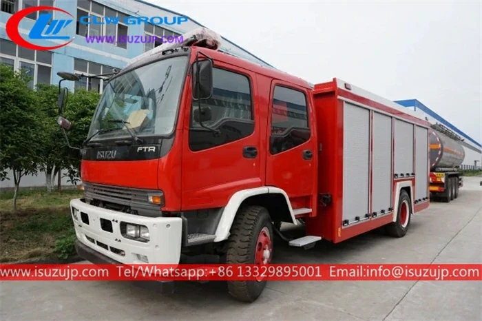 ISUZU FTR 6 ton fire tender for sale Jordan