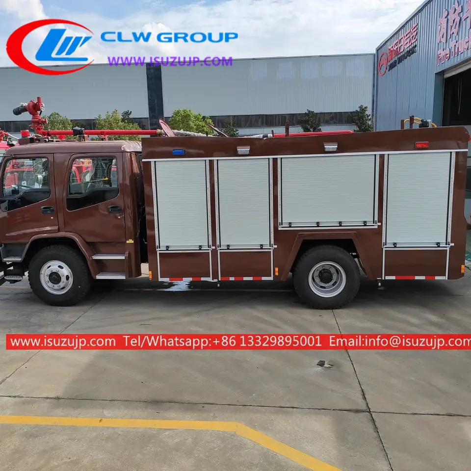 ISUZU FTR 6000liters large fire engine