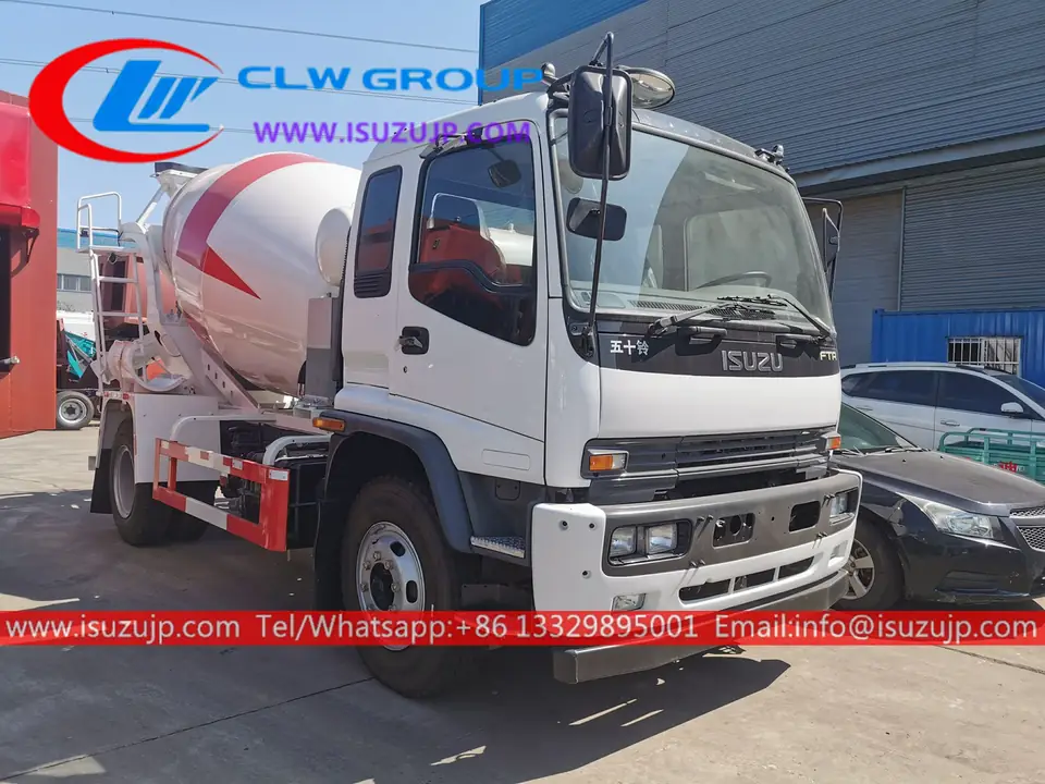 ISUZU FTR 7cbm onsite concrete mixer