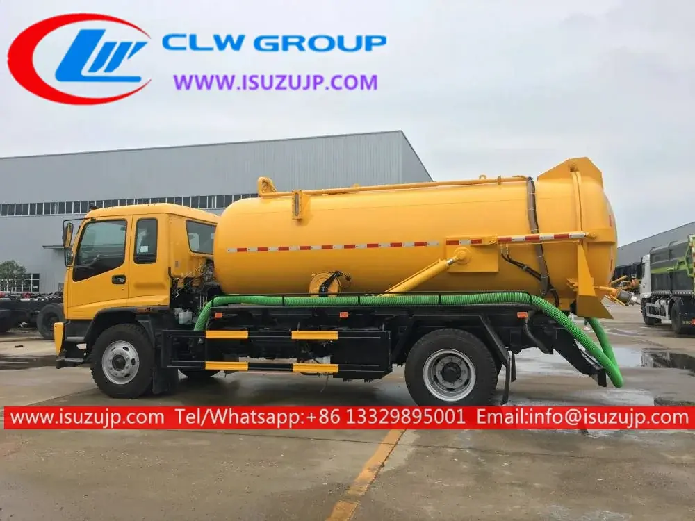 ISUZU FVR 10000L tanker jetter for sale