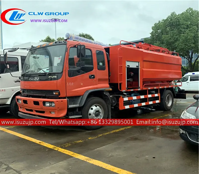 ISUZU FVR 12m3 jetting and vacuum truck