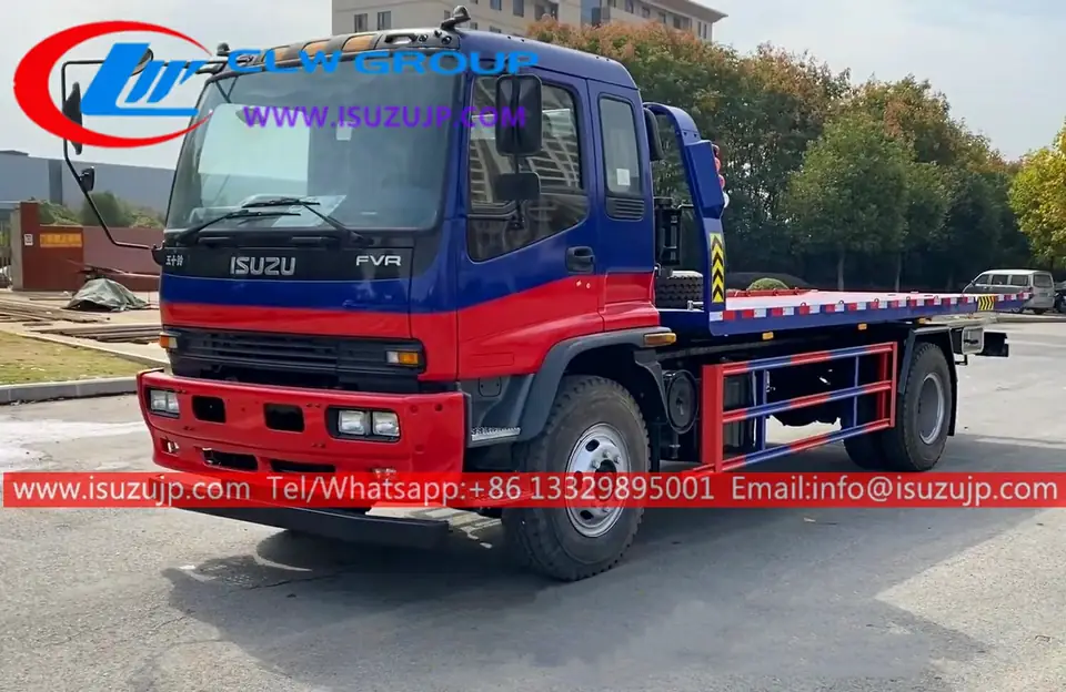 ISUZU FVR 8t 10 ton flatbed tow truck