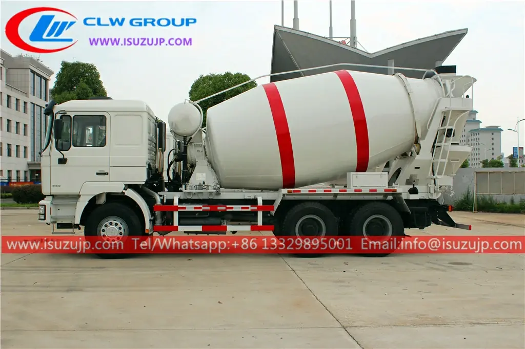 6x4 ISUZU FVZ 10m3 onsite concrete mixer Mongolia