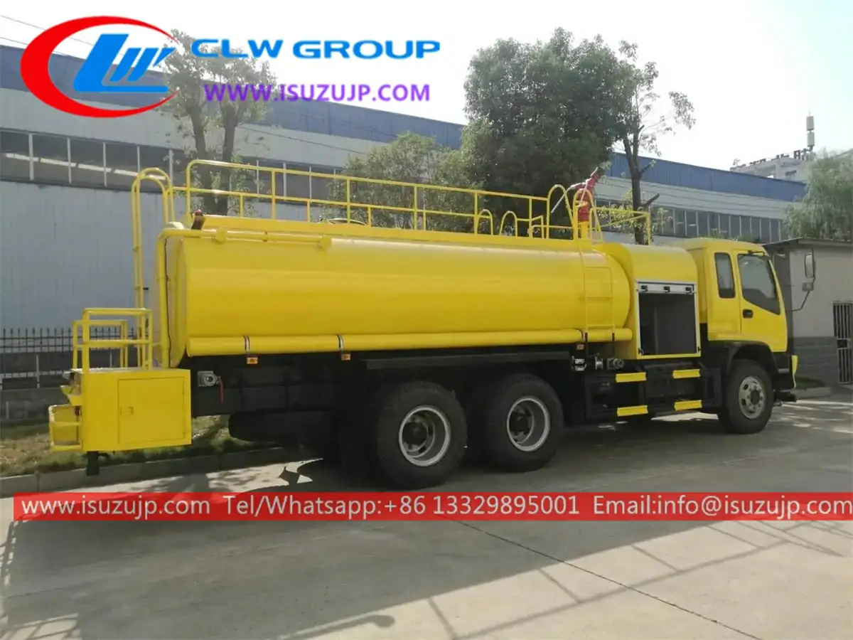 10 tire ISUZU FVZ water tanker fire truck Qatar