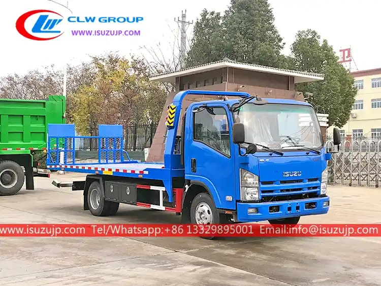 ISUZU 3t full down bed wrecker