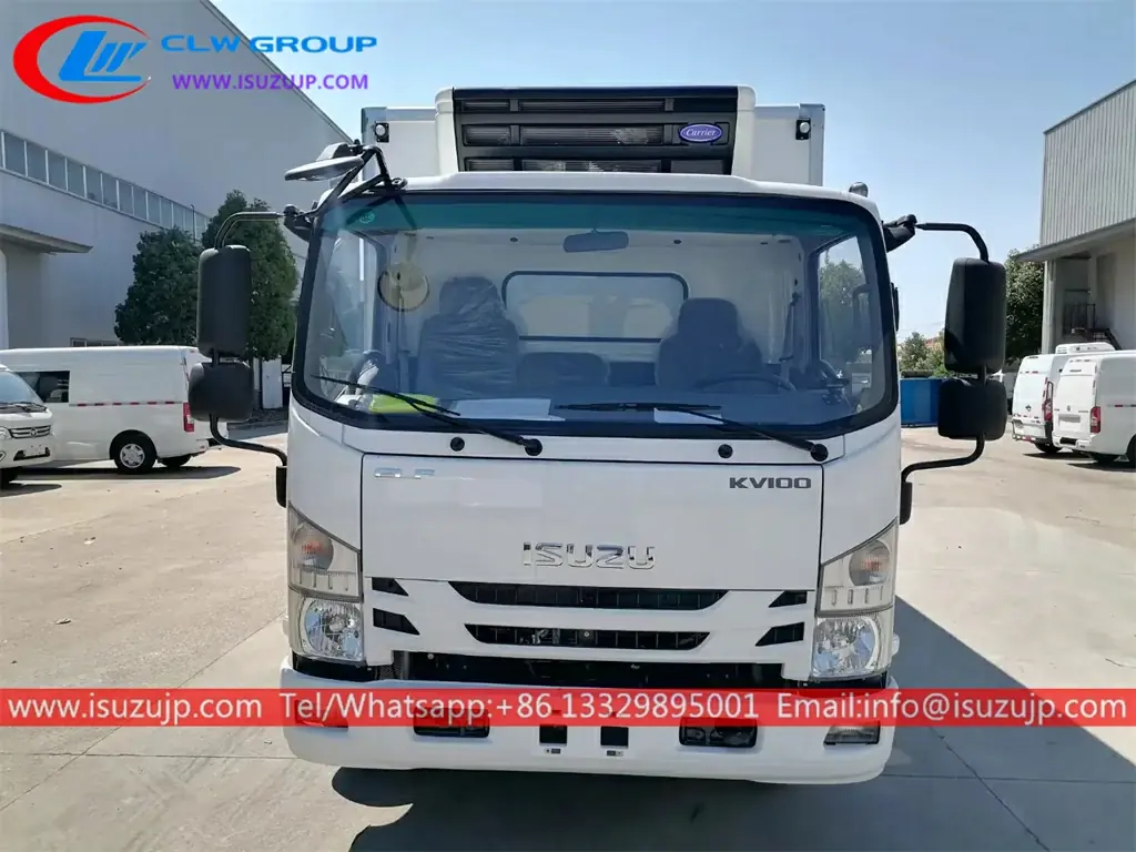 ISUZU 3 ton fresh food freezer truck