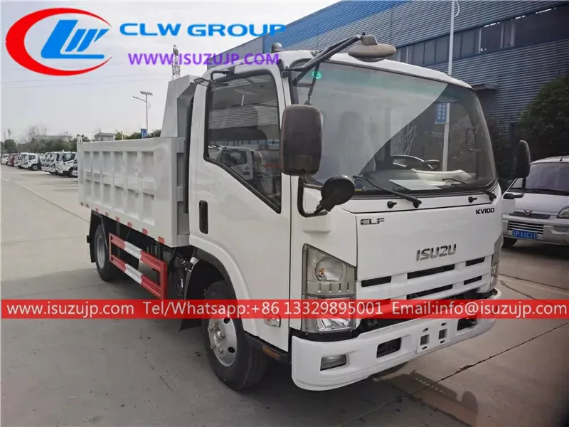 Isuzu KV100 4 ton side tipper trucks