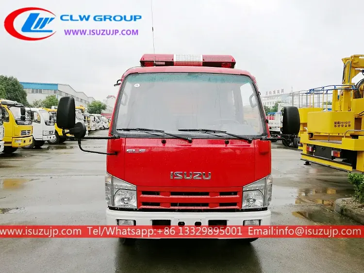 ISUZU 3 ton water tank fire truck Thailand
