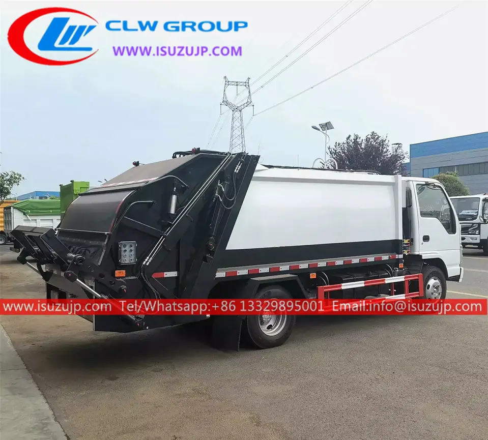 ISUZU NHR 5 tons trash compactor truck
