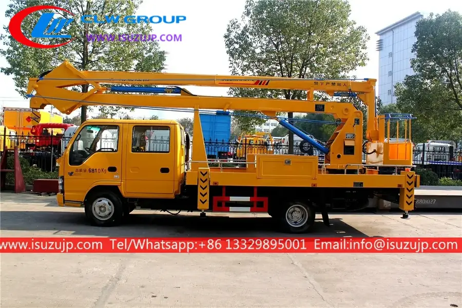 ISUZU 16meters truck mounted bucket lift Syria