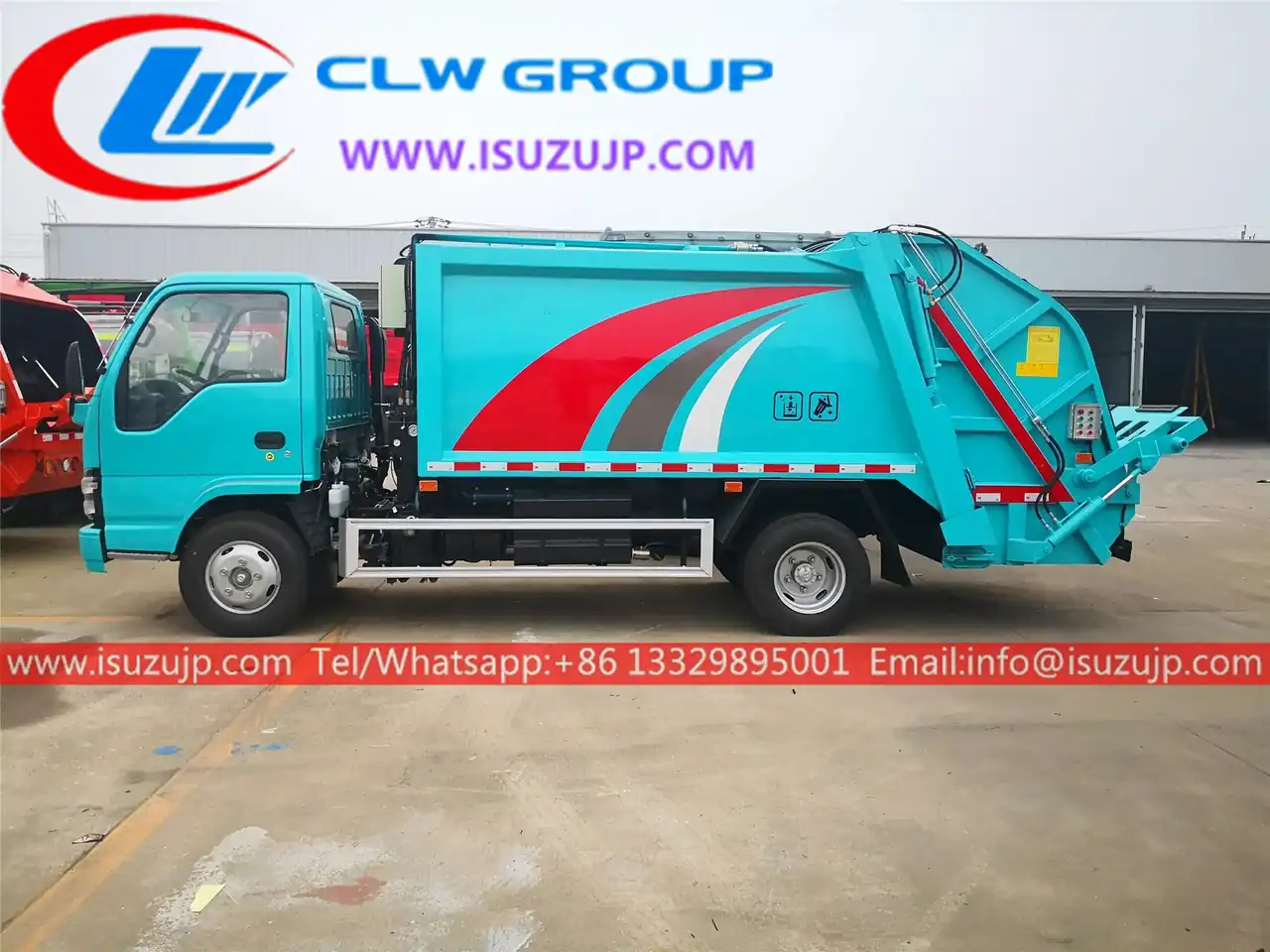 ISUZU NKR 5 ton refuse compactor truck