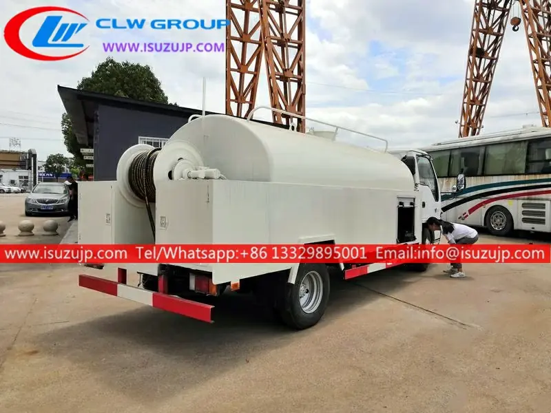 ISUZU 5 cubic meters jetting pressure truck