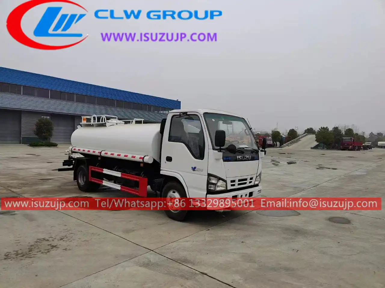 ISUZU NKR 5000liters stainless steel water tanker