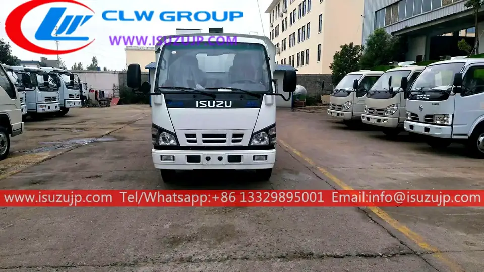 ISUZU NKR 6 ton truck mounted vacuum cleaner