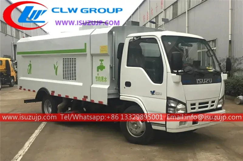 ISUZU NKR 6 ton vacuum sweeper truck