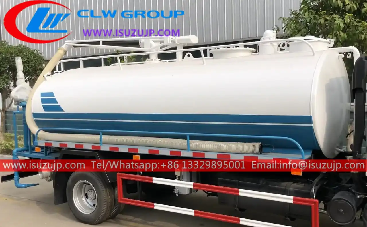 ISUZU NKR 6000liters sewage removal trucks for sale