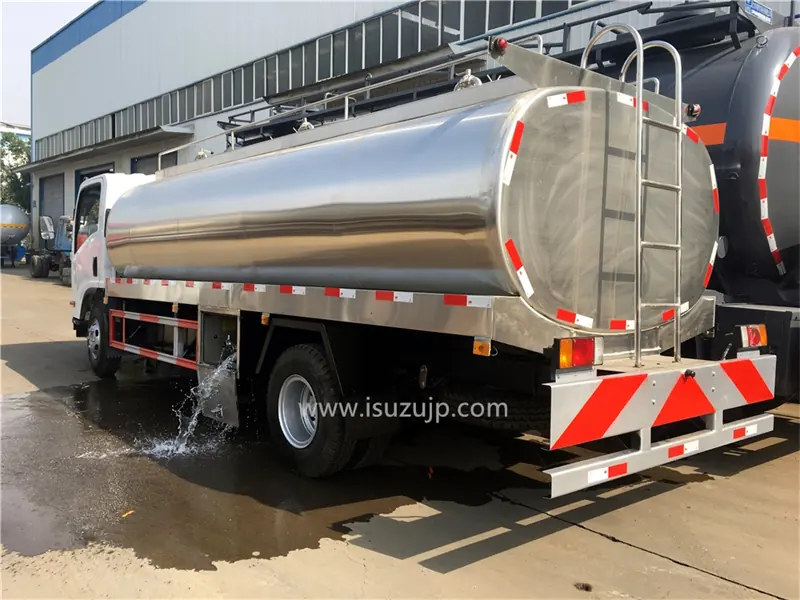 Japan Isuzu stainless steel drinking water transport truck