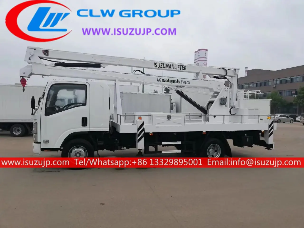 ISUZU NPR 20m cherry picker