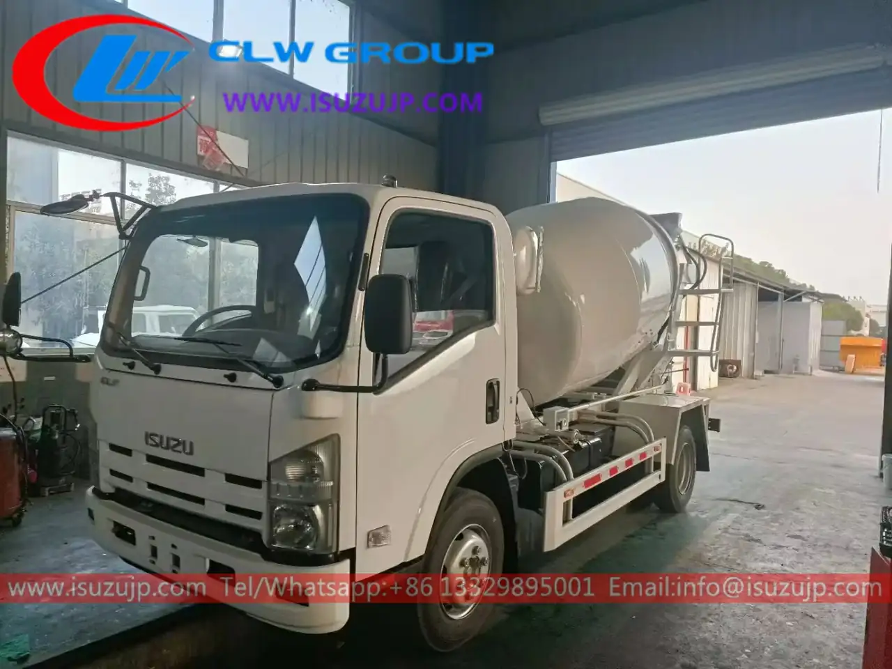 ISUZU NPR 3 5cbm small ready concrete mixer truck Philippines
