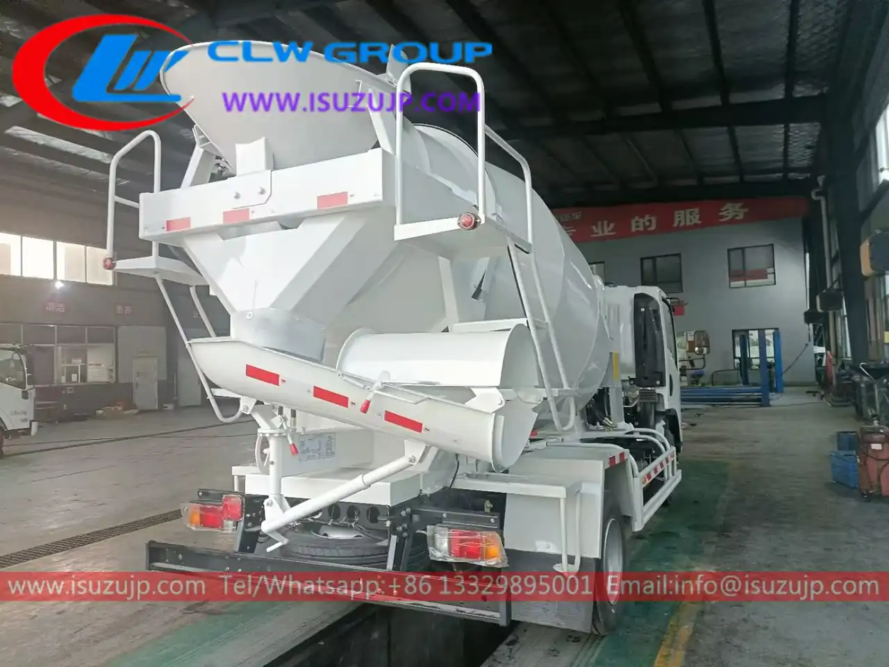 ISUZU NPR 3 5cbm mini ready transit mixer truck Philippines