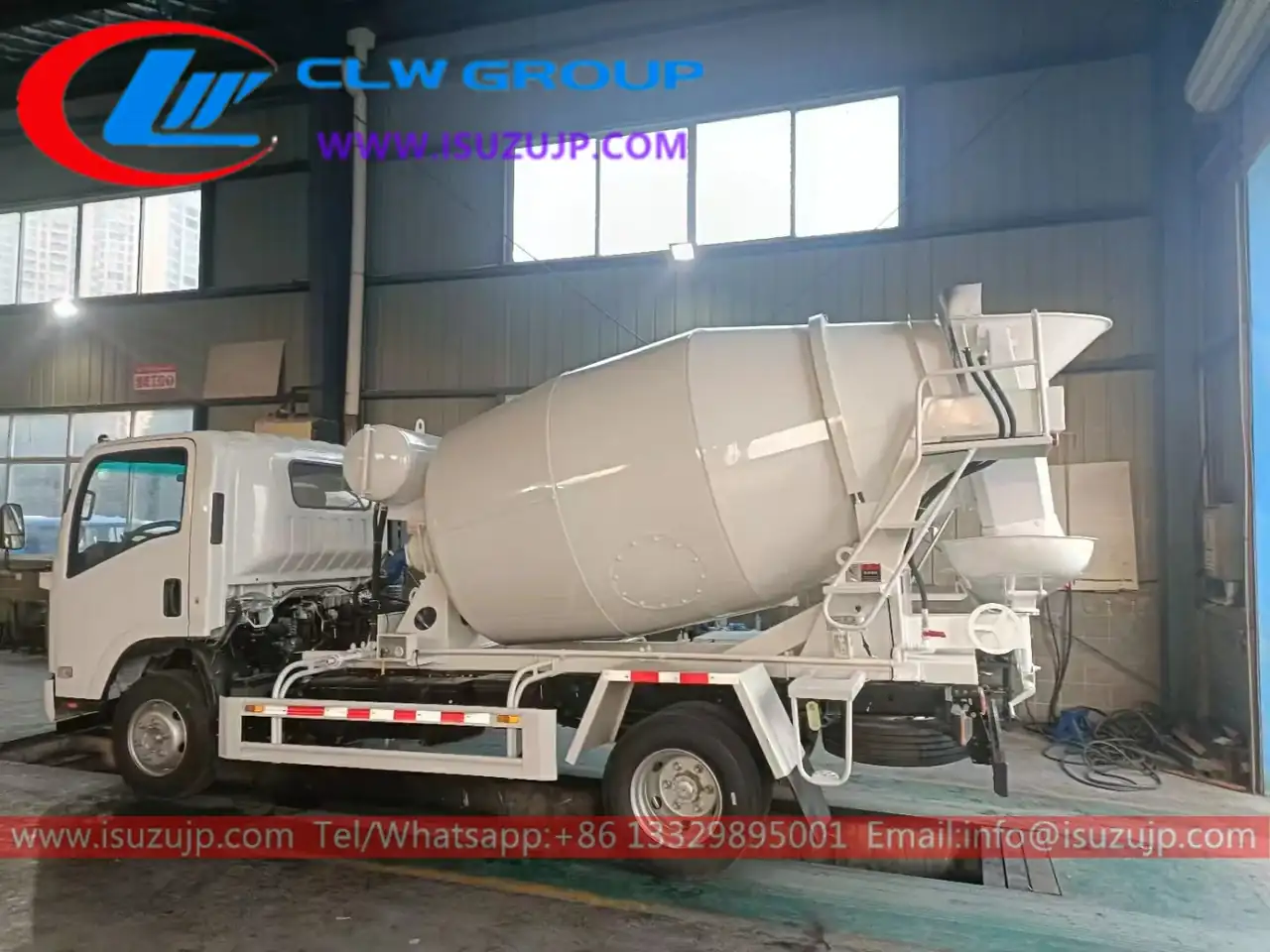 ISUZU NPR 3 5cbm mini ready cement mixer truck Philippines