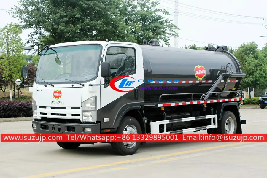 ISUZU 8cbm vacuum tanker truck