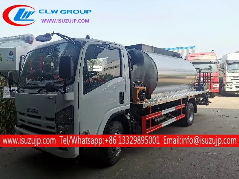 ISUZU NPR 8cbm asphalt patch truck