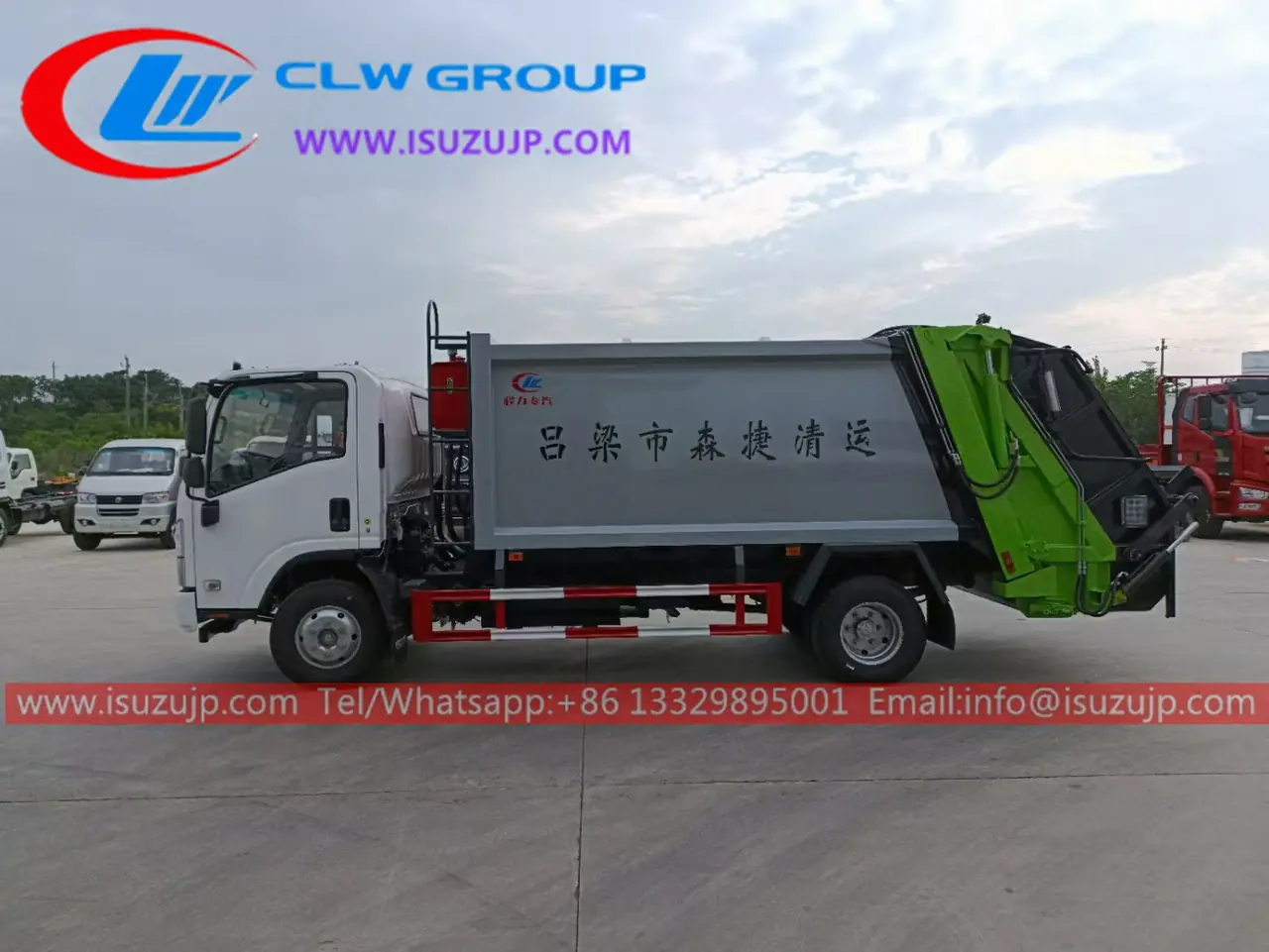 ISUZU ELF 6t waste compactor truck