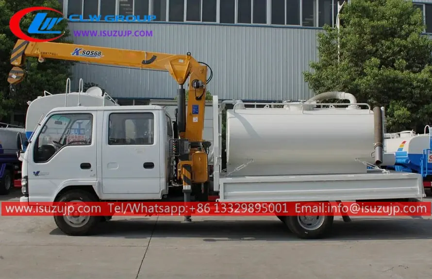 ISUZU 2mt telescopic crane