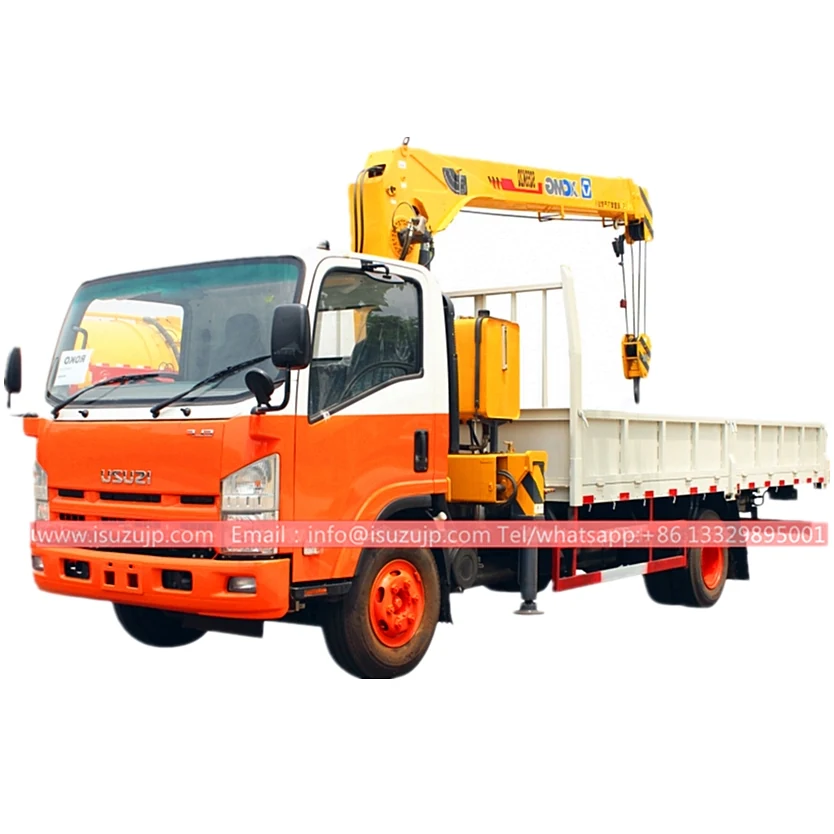 Isuzu truck mounted crane