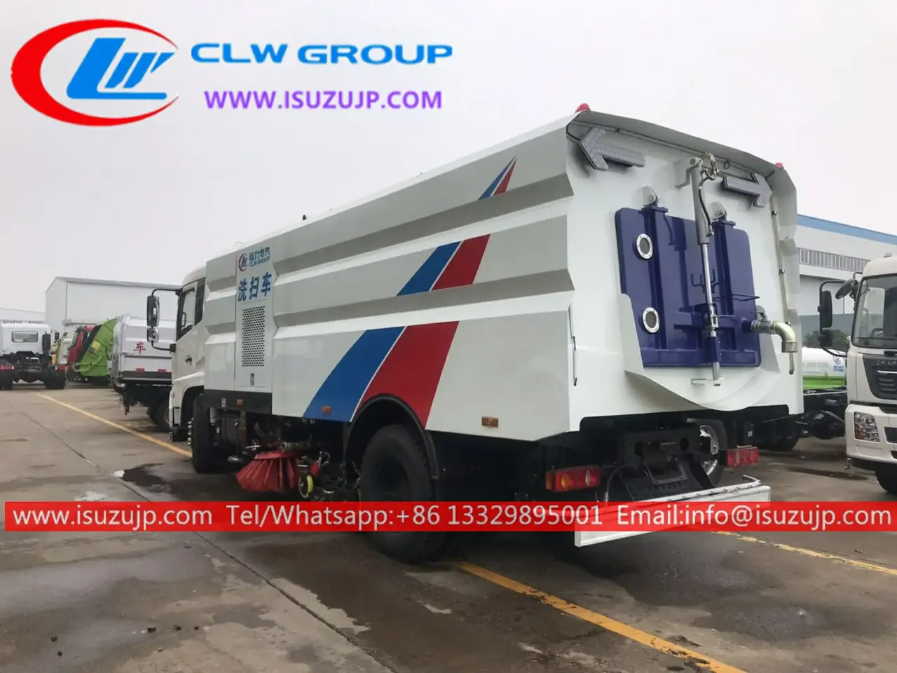 Japan Isuzu 15cbm street sweeping truck