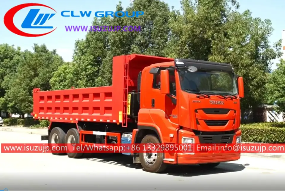 Japan Isuzu 20cbm tipper lorry for sale