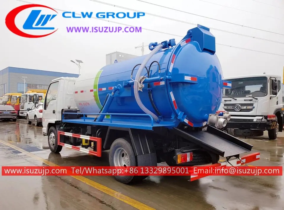 Isuzu 5000L sewage pump truck