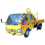ISUZU NKR 3 ton knuckle boom truck mounted crane
